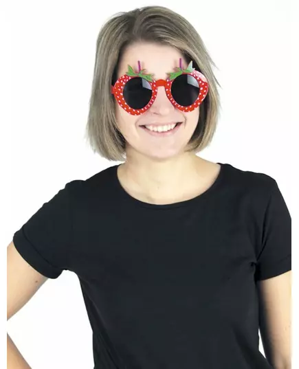 Adult strawberry glasses
