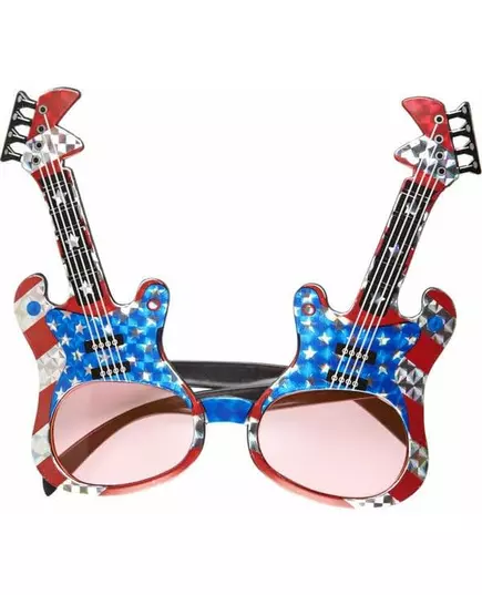 Voksne amerikanske rockegitarbriller