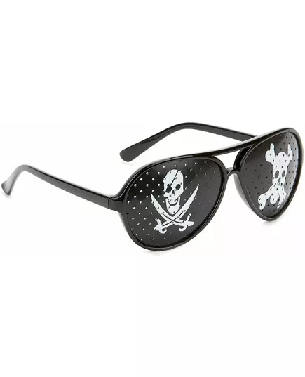 Adult pirate black glasses