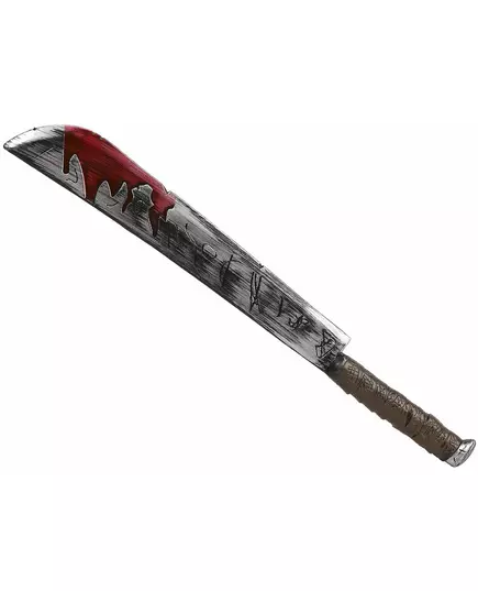 Plast Halloween blodig machete