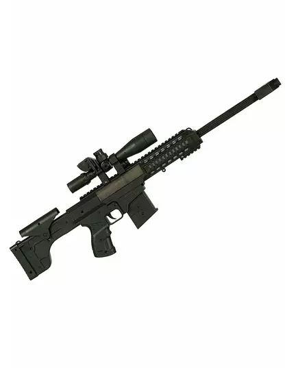 Svart plastmaskinpistol for barn