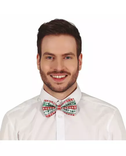 Adult Christmas pattern bow tie