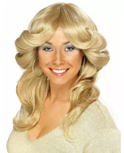 70-talls blond parykk for kvinner
