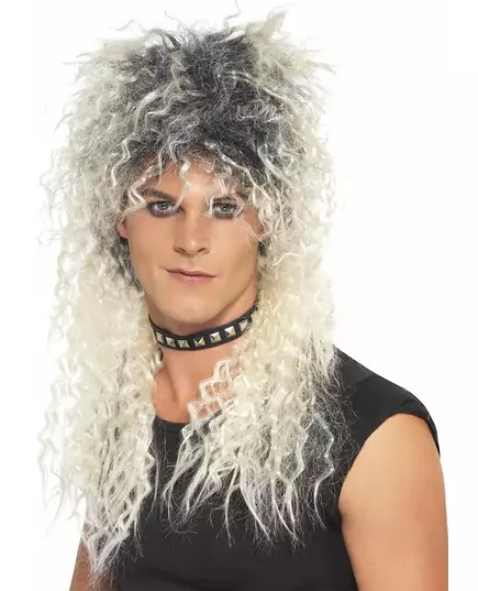 Voksen punk blond parykk