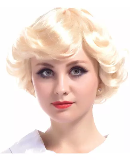 Vintage blond parykk for kvinner