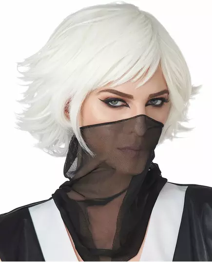 Adult White Short Cosplay Wig