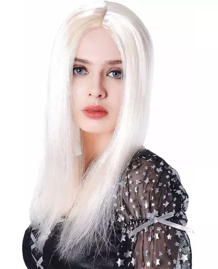 Long blonde women's wig - 45cm