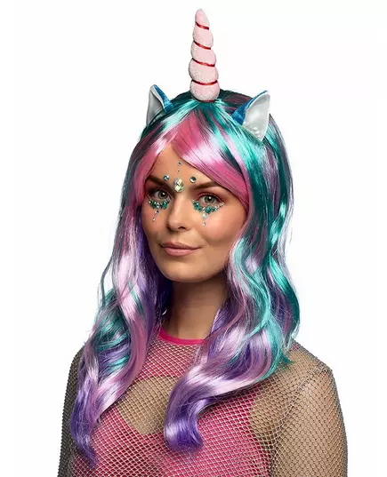 Long unicorn wig of dreams for women