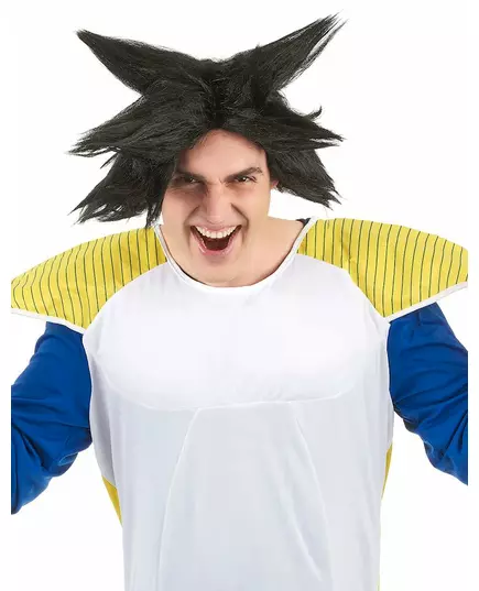 Black manga wig for adults