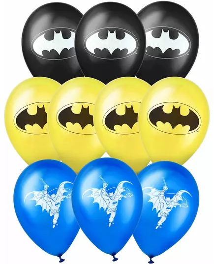 10 Batman lateksballonger 25x32cm