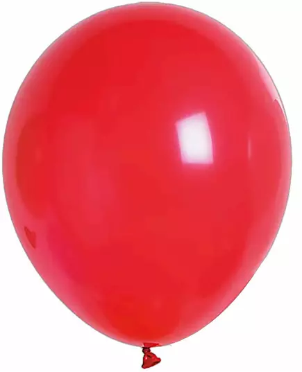 100 metalliske røde ballonger 29 cm