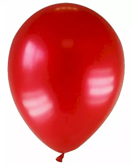 12 mørkerøde metalliske ballonger 28 cm