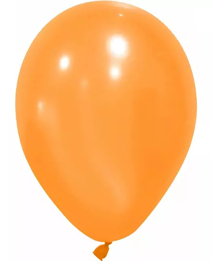 12 oransje ballonger 28 cm