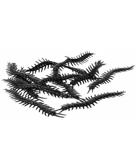 12 svarte tusenbein 13 cm Halloween