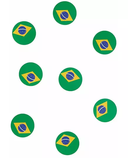 150 Brazil flag table confetti