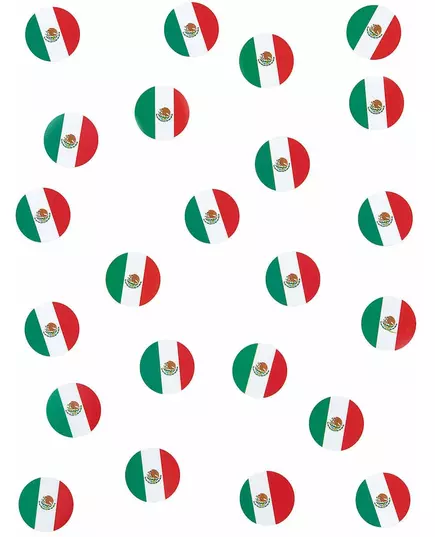 150 Mexico flag table confetti