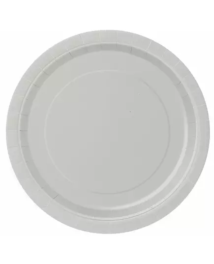 16 sølvpapirtallerkener 23 cm