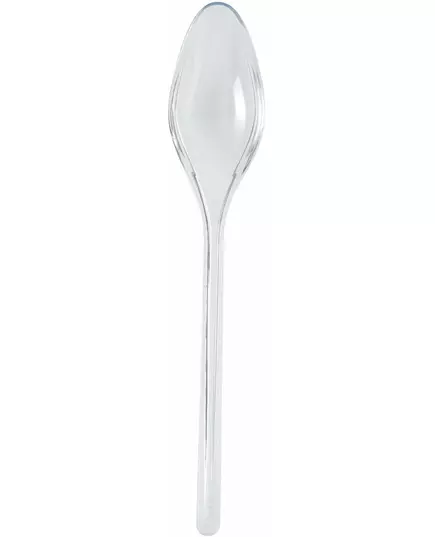 20 crystal plastic dessert spoons 14 cm