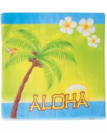 20 Aloha papirservietter 33 x 33 cm