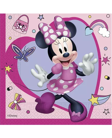 20 Minnie Junior papirservietter 33 x 33 cm