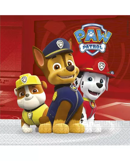 20 Paw Patrol Ready for Action papirservietter 33 x 33 cm