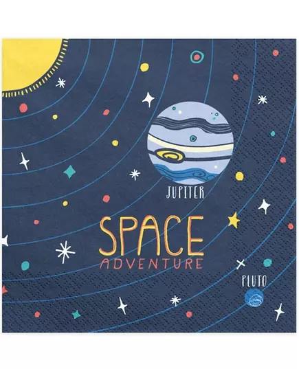 20 Space Adventure Paper Napkins 33 x 33 cm
