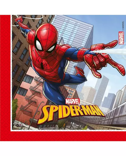 20 Spiderman Fighter Paper Napkins 33 x 33 cm