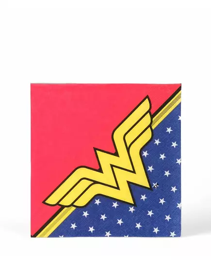 20 Wonder Woman papirservietter 33 x 33 cm