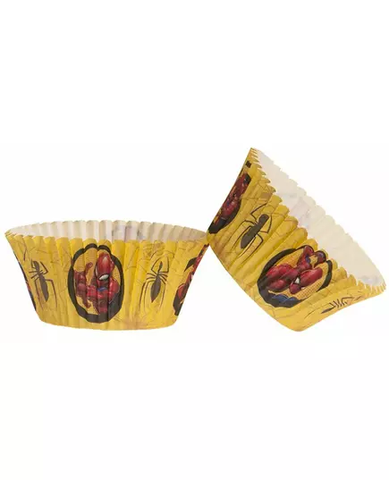 25 Spiderman-papir-cupcakeformer 5 x 3 cm
