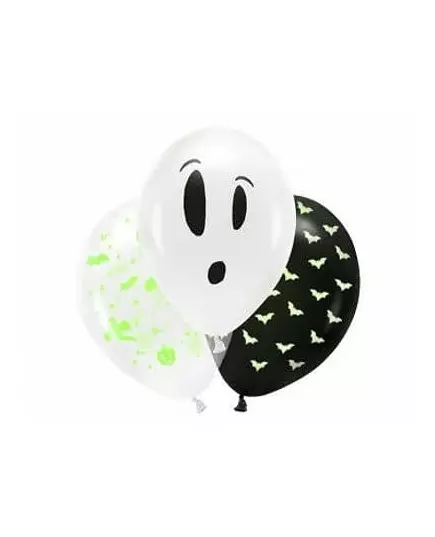 neon Halloween-latexballonger 27 cm