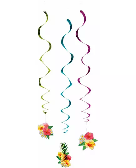 3 oppheng til Hawaii-fest 60 cm