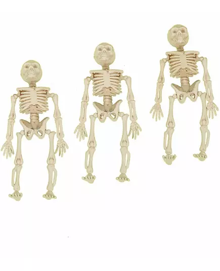 Small skeleton decorations 12 cm