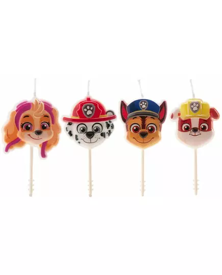 4 Paw Patrol birthday candles