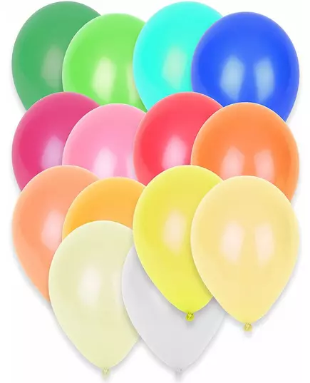 50 Multicolored Balloons 30 cm