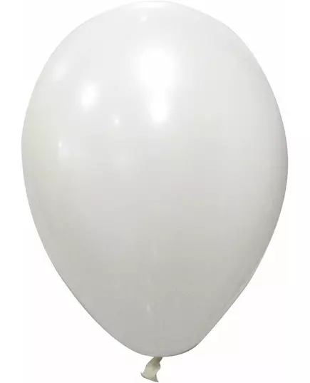 50 white balloons 30 cm