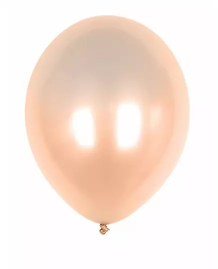 50 metalliske ferskenballonger 30 cm