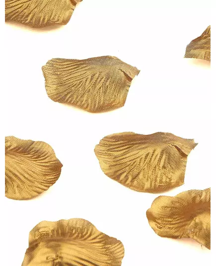 50 Gold Metallic Petals