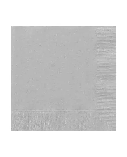 50 Grey Paper Napkins 33 x 33 cm