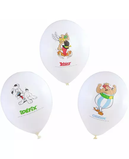 6 Asterix lateksballonger 27 cm