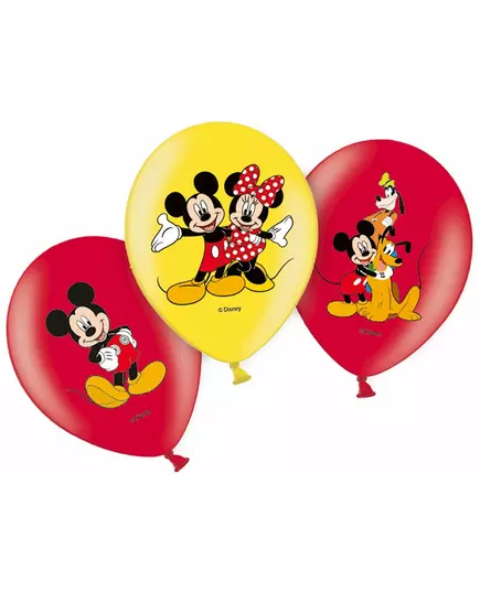6 Mikke Mus-lateksballonger