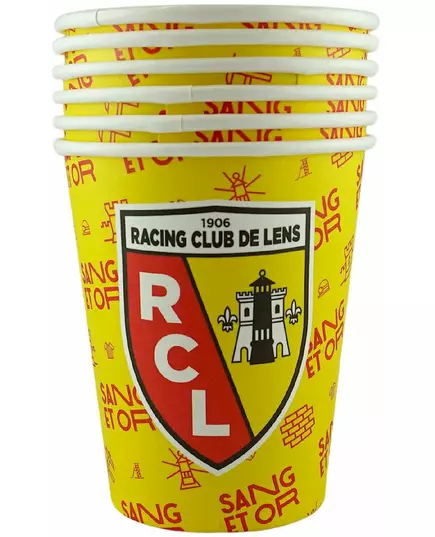 6 RC Lens cardboard cups 25 cl