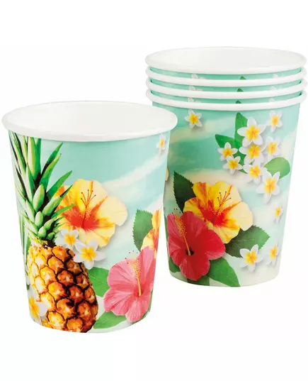 10 Hawaii party cups 21 cl