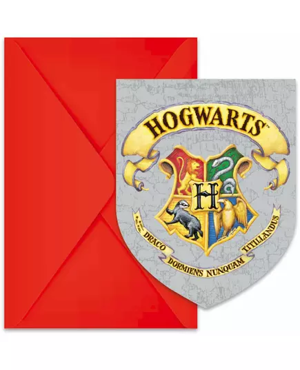 Harry Potter-invitasjoner med konvolutter