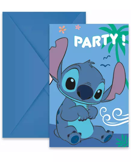 6 Stitch-invitasjoner og konvolutter