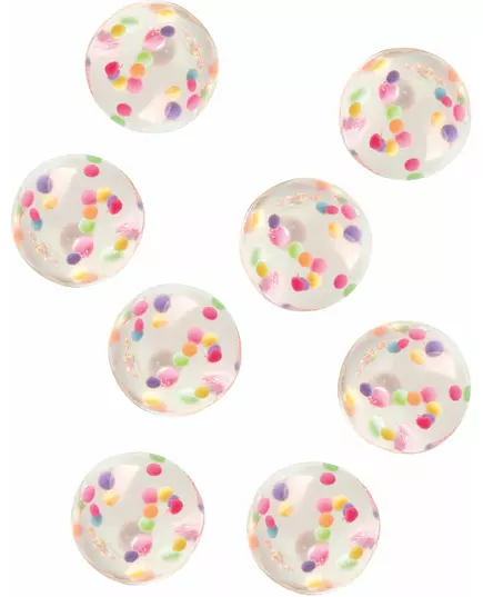 8 Piñata accessories bouncy balls with confetti