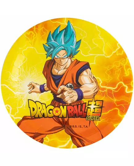 8 stk. 23 cm Dragon Ball Z-pappetallerkener