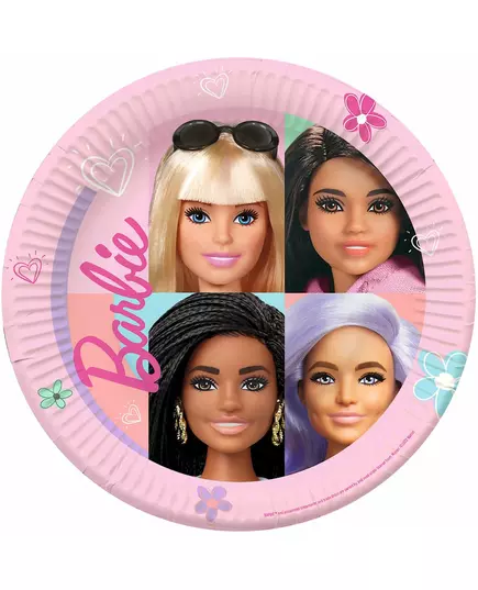 Barbie Sweet Life papirtallerkener 23 cm