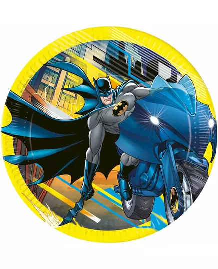 8 Batman-papirtallerkener 23 cm