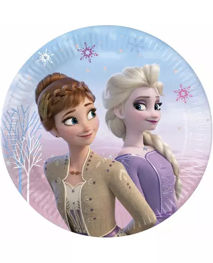 8 Frozen paper plates 20 cm