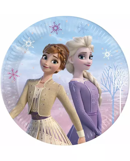 8 Frozen-papirtallerkener 23 cm
